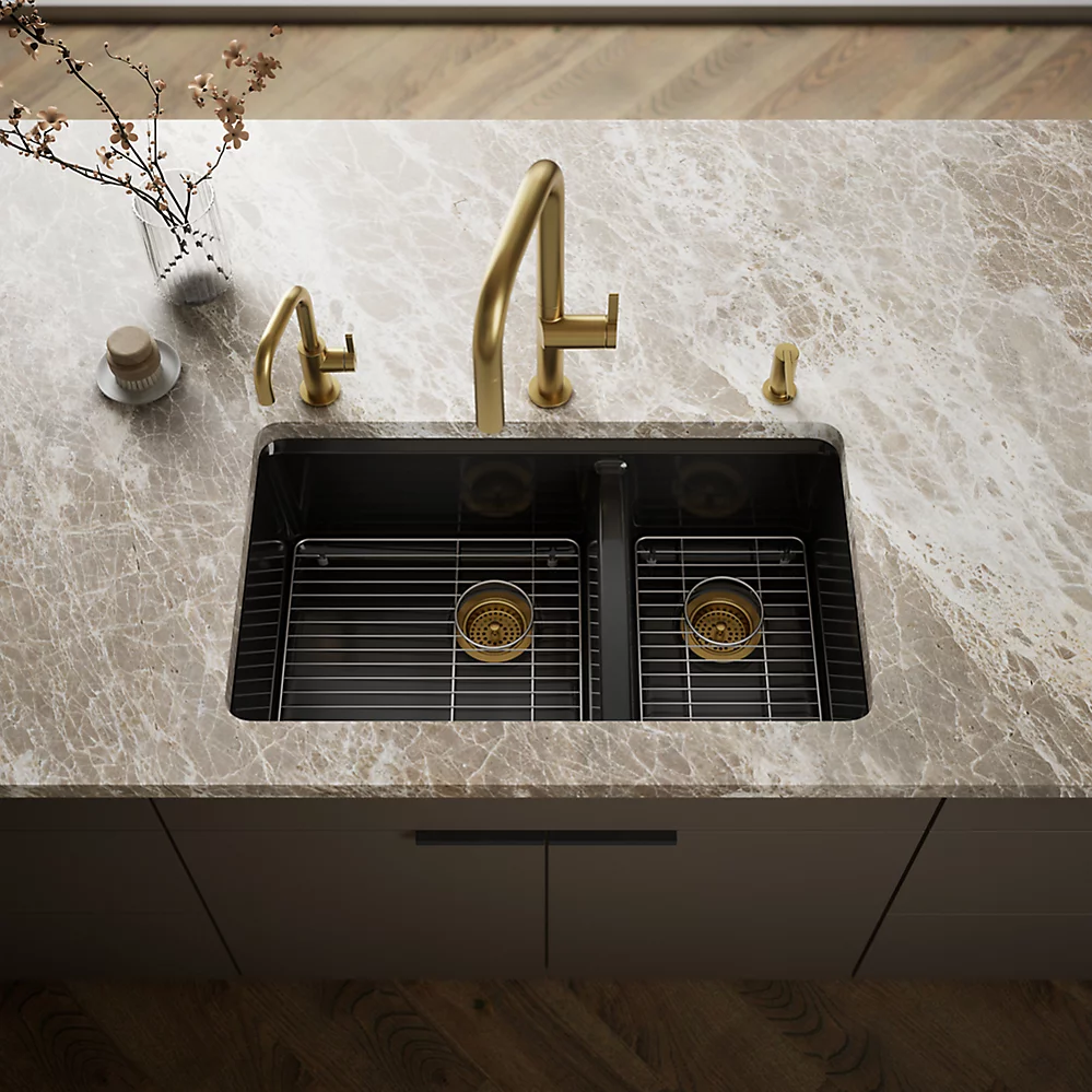 Kohler 8669-5UA1-7 Riverby Offset Undermount Sink