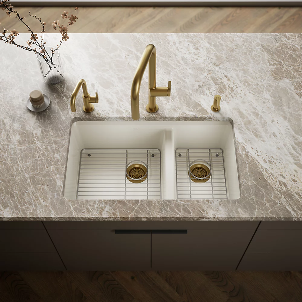 Kohler 8669-5UA1-96 Riverby Offset Undermount Sink