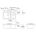 Kohler 8669-5UA1-FF Riverby Offset Undermount Sink