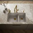 Kohler 8669-5UA1-TRF Riverby Offset Undermount Sink
