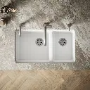 Kohler 8669-5UA3-0 Riverby Offset Undermount Sink