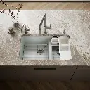 Kohler 8669-5UA3-95 Riverby Offset Undermount Sink