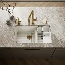 Kohler 8669-5UA3-96 Riverby Offset Undermount Sink