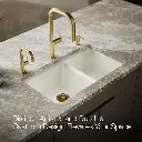 Kohler 8669-5UA3-96 Riverby Offset Undermount Sink
