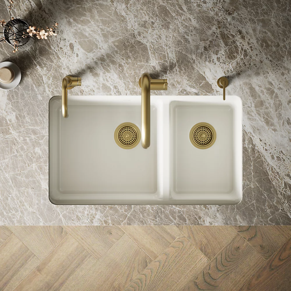 Kohler 8669-5UA3-96 Riverby Offset Undermount Sink