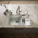 Kohler 8669-5UA3-FF Riverby Offset Undermount Sink