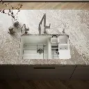 Kohler 8669-5UA3-NY Riverby Offset Undermount Sink