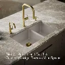 Kohler 8669-5UA3-TRF Riverby Offset Undermount Sink