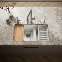 Kohler 8669-5UPC-0 Riverby Offset Undermount Sink