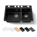 Kohler 8669-5UPC-7 Riverby Offset Undermount Sink