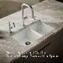 Kohler 8669-5UPC-FF Riverby Offset Undermount Sink