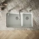 Kohler 8669-5UPC-FF Riverby Offset Undermount Sink