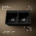 Kohler 8679-1A1-7 Riverby Double Equal Top Mount Sink