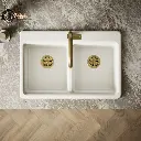 Kohler 8679-1A1-96 Riverby Double Equal Top Mount Sink