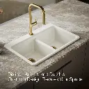 Kohler 8679-1A2-96 Riverby Double Equal Top Mount Sink