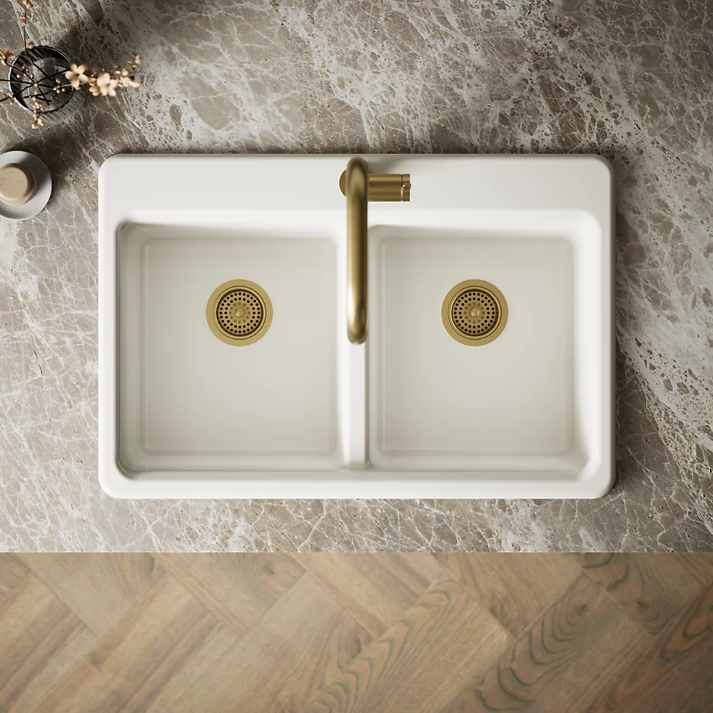 Kohler 8679-1A2-96 Riverby Double Equal Top Mount Sink