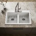 Kohler 8679-3A1-0 Riverby Double Equal Top Mount Sink