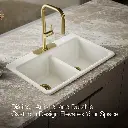 Kohler 8679-3A1-96 Riverby Double Equal Top Mount Sink