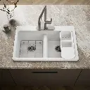 Kohler 8679-3A2-0 Riverby Double Equal Top Mount Sink