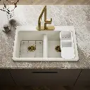Kohler 8679-3A2-96 Riverby Double Equal Top Mount Sink
