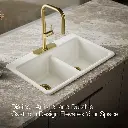 Kohler 8679-3A2-96 Riverby Double Equal Top Mount Sink