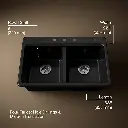 Kohler 8679-4A1-7 Riverby Double Equal Top Mount Sink