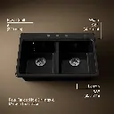 Kohler 8679-4A2-7 Riverby Double Equal Top Mount Sink
