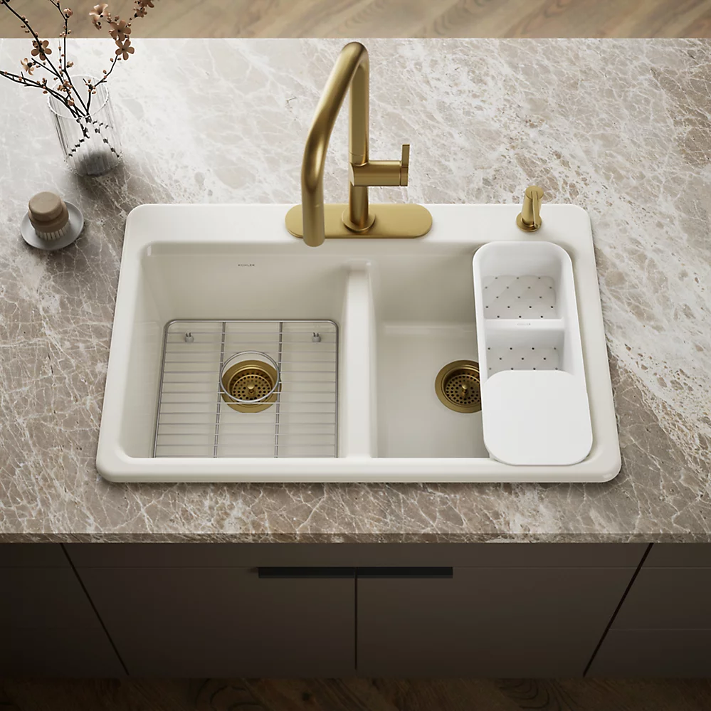 Kohler 8679-4A2-96 Riverby Double Equal Top Mount Sink