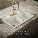 Kohler 8679-4A2-96 Riverby Double Equal Top Mount Sink