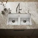 Kohler 8679-5UA1-0 Riverby Double Equal Undermount Sink