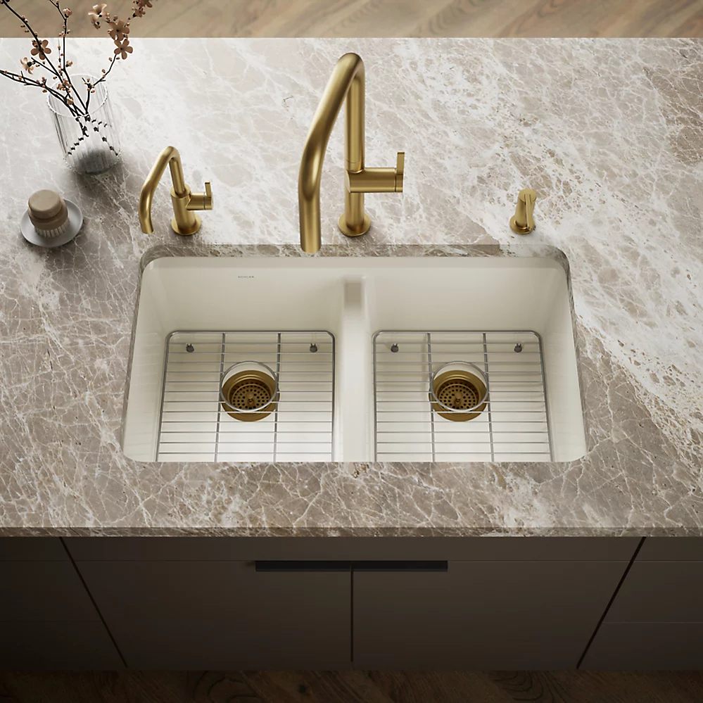 Kohler 8679-5UA1-96 Riverby Double Equal Undermount Sink