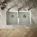 Kohler 8679-5UA1-FF Riverby Double Equal Undermount Sink
