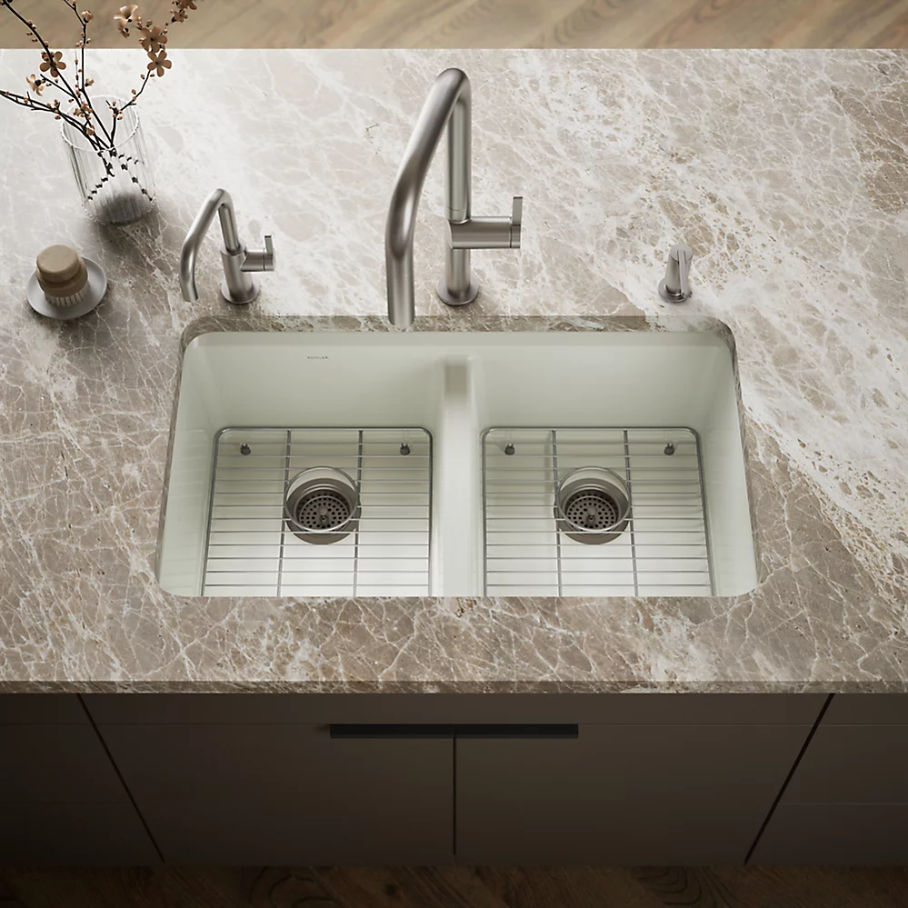 Kohler 8679-5UA1-NY Riverby Double Equal Undermount Sink