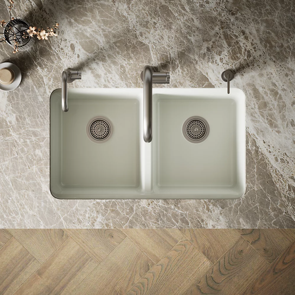 Kohler 8679-5UA1-NY Riverby Double Equal Undermount Sink