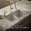 Kohler 8679-5UA1-TRF Riverby Double Equal Undermount Sink