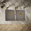 Kohler 8679-5UA1-TRF Riverby Double Equal Undermount Sink