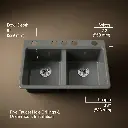 Kohler 8679-5UA3-58 Riverby Double Equal Undermount Sink