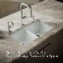 Kohler 8679-5UA3-95 Riverby Double Equal Undermount Sink