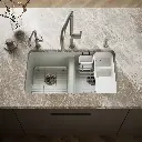 Kohler 8679-5UA3-FF Riverby Double Equal Undermount Sink