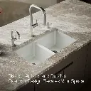 Kohler 8679-5UA3-FF Riverby Double Equal Undermount Sink