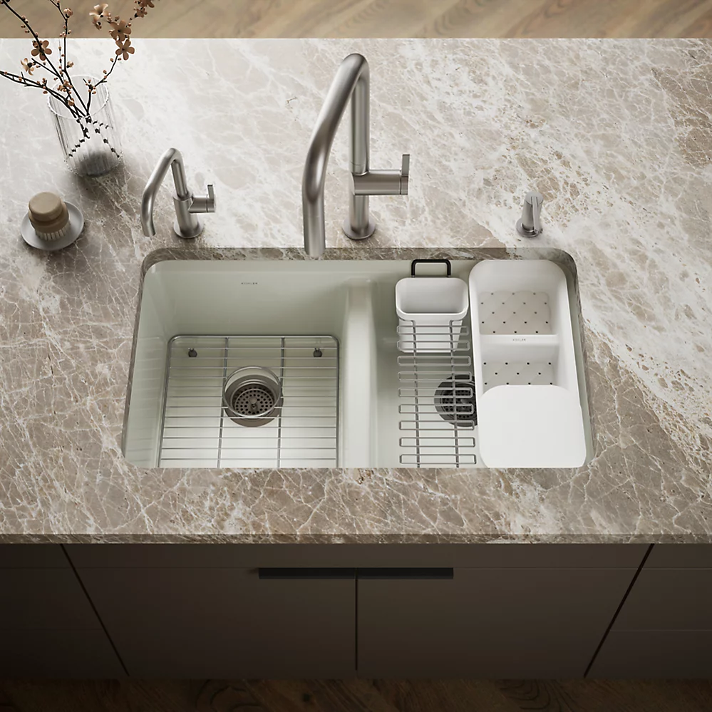 Kohler 8679-5UA3-NY Riverby Double Equal Undermount Sink
