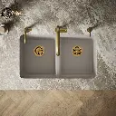 Kohler 8679-5UA3-TRF Riverby Double Equal Undermount Sink