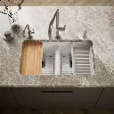 Kohler 8679-5UPC-0 Riverby Double Equal Undermount Sink