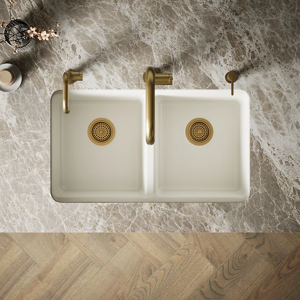 Kohler 8679-5UPC-96 Riverby Double Equal Undermount Sink