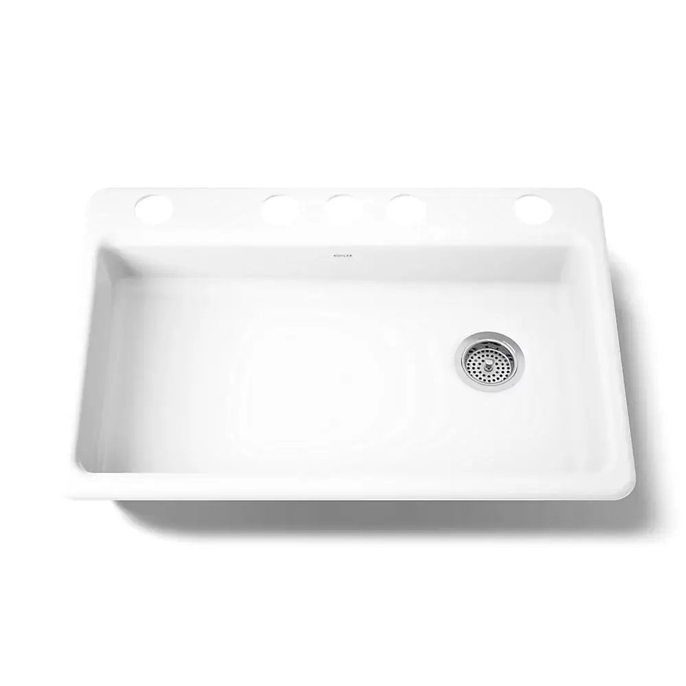 Kohler 8689-5U-0 Riverby 33 Single Basin Sink