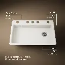 Kohler 8689-5U-96 Riverby 33 Single Basin Sink