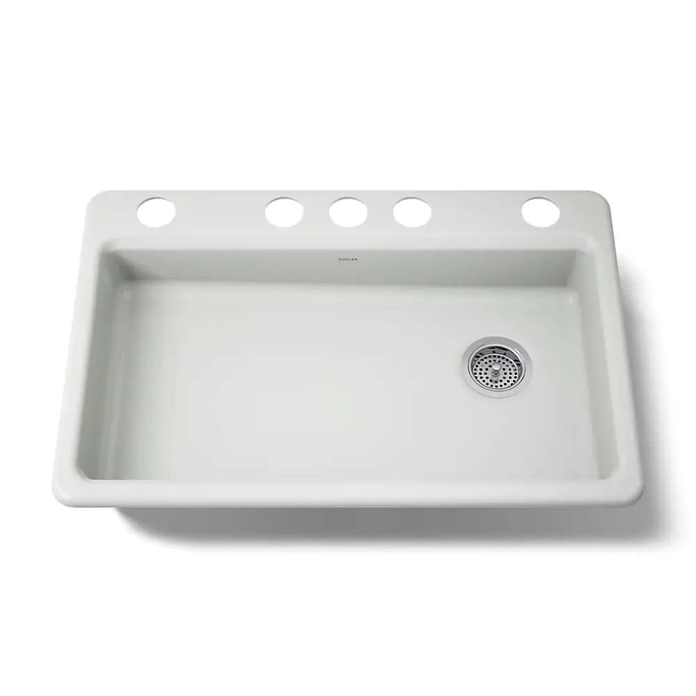 Kohler 8689-5U-FF Riverby 33 Single Basin Sink