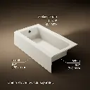 Kohler 875-96 Bellwether Cast Iron Bath, Lh