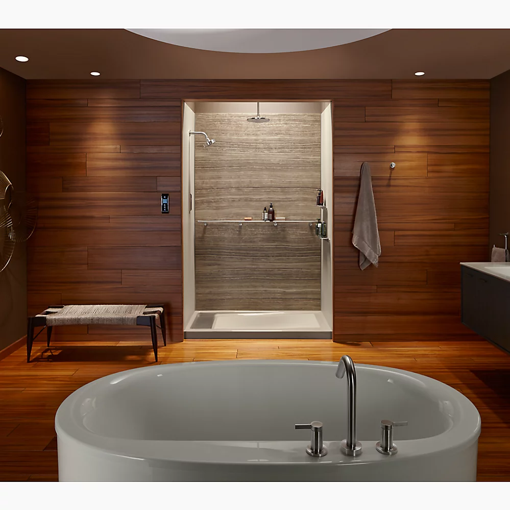 Kohler 9163-NY Receptor W/Lh Ctr Drn, 60X32