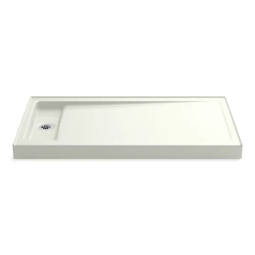 Kohler 9165-NY Receptor W/Lh Off-Ctr Drn, 60X32